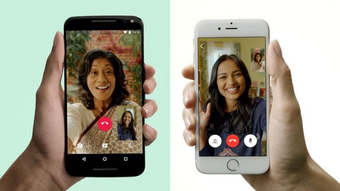 WhatsApp has introduced a new interface for video and voice calls on iOS.