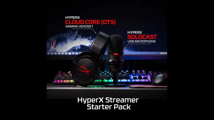 HyperX Streamer Starter Pack With HyperX Cloud Core Headset, HyperX SoloCast Microphone Launched in India