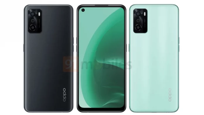 Oppo A55s Renders Leaks Online; Shows Hole-Punch Display, Dual Rear Cameras