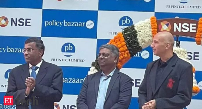 Policybazaar shares surge 17.35% over IPO price on listing, market cap at Rs 51,692.48 crore