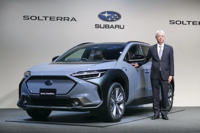 Subaru Launches Solterra, Its First All-Electric Car, Developed With Toyota