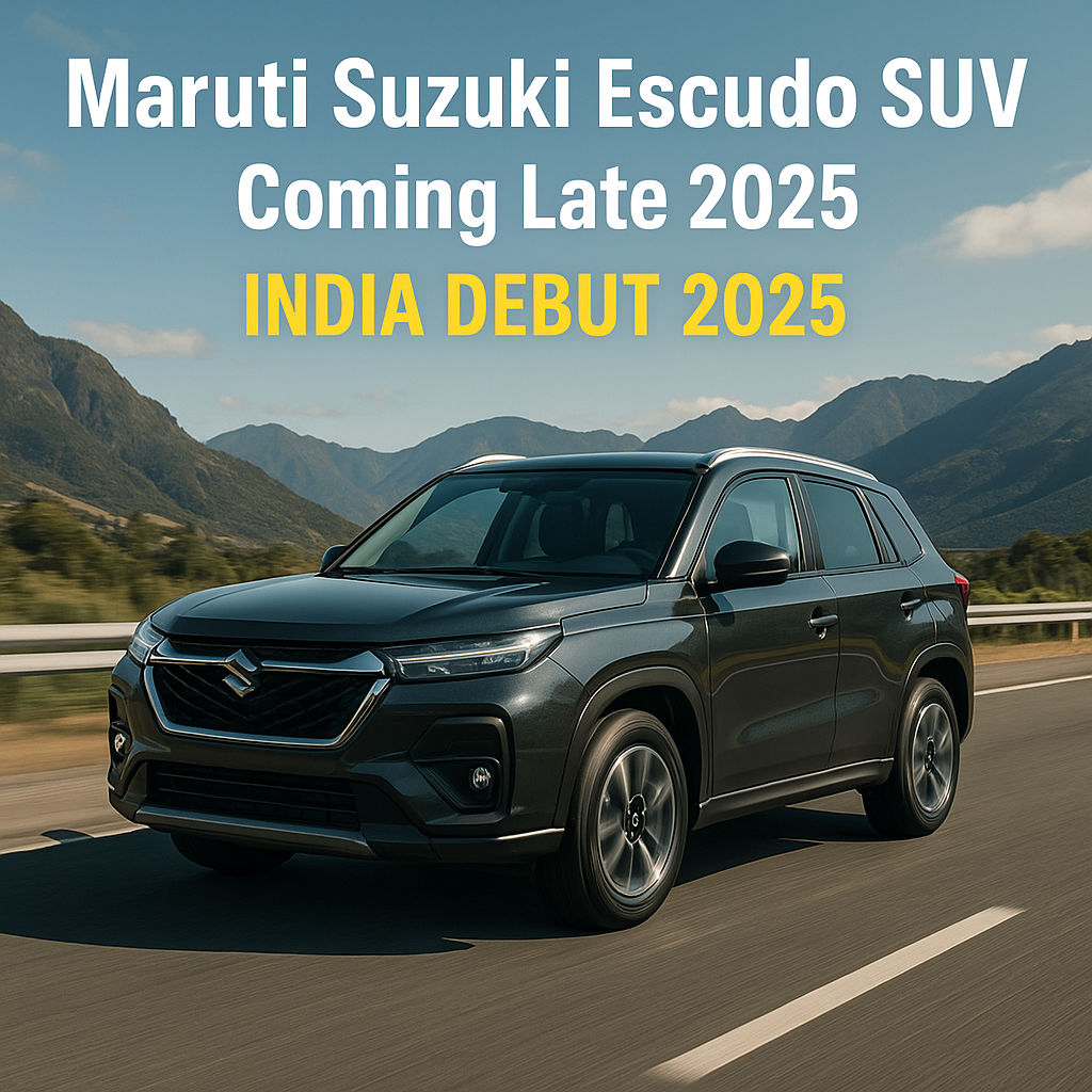 Maruti Suzuki Escudo SUV is set to launch in India by late 2025. Explore its features, price expectations, platform details, and how it stacks up against mid-size SUV rivals.