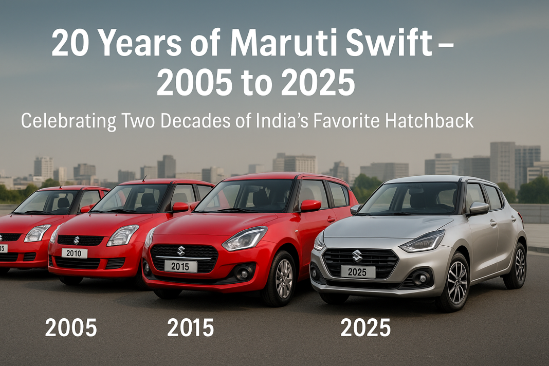 Maruti Swift Marks 20 Glorious Years in India – A Two-Decade Evolution
