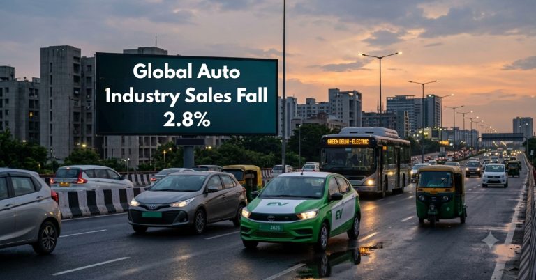 Global Auto Industry Sales Fall 2.8%