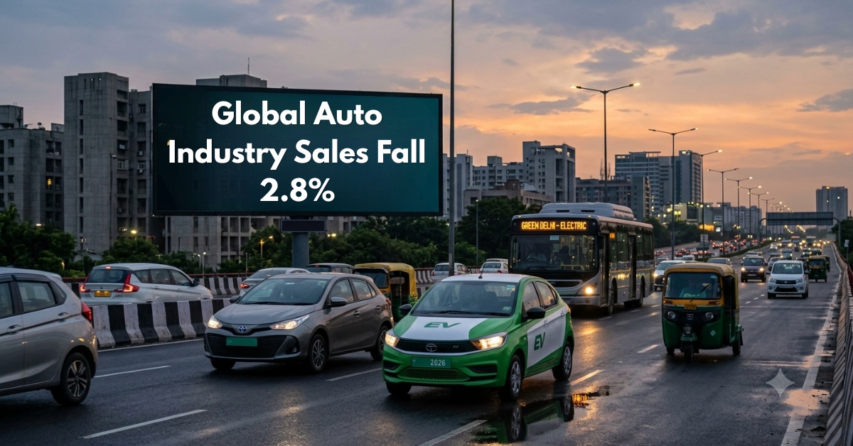Global Auto Industry Sales Fall 2.8%